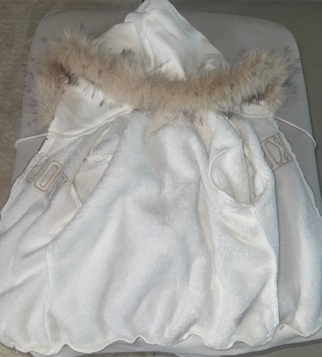 vintage❄️ 갸루 퍼 후드집업 상품이미지3