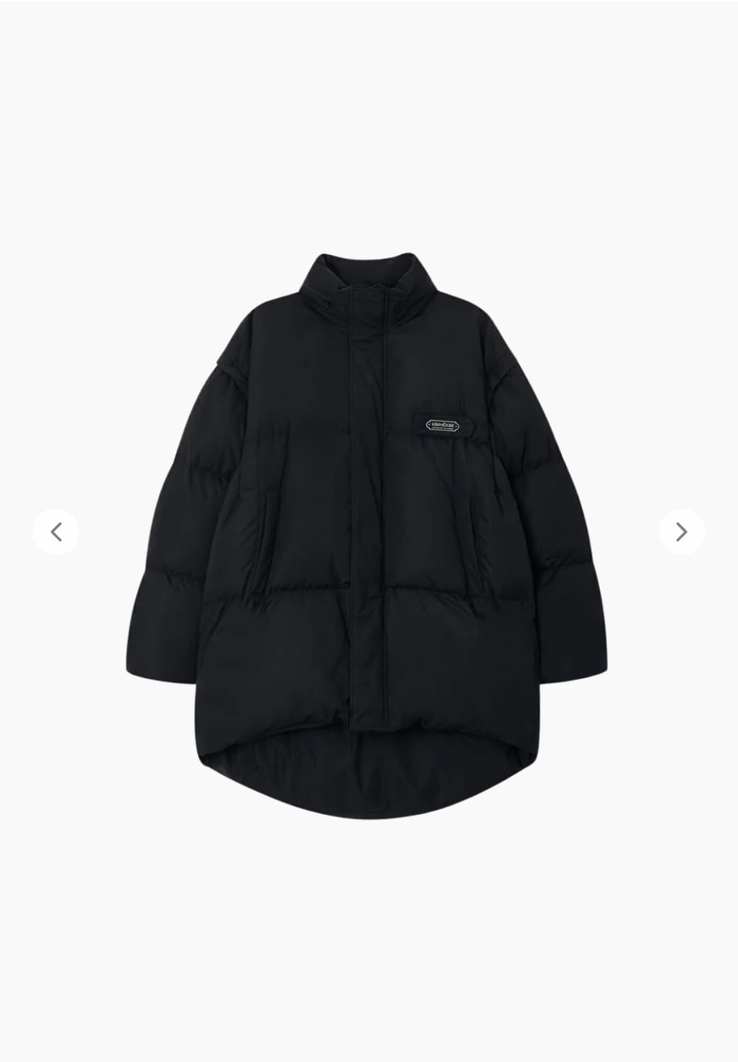 [40] 김해김 24fw 메탈 로고 패딩 상품이미지6