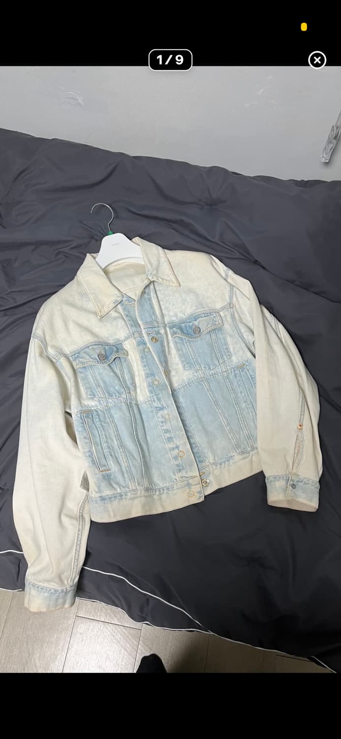 MM6 19ss 블리치드 리버시블 청자켓 상품이미지3