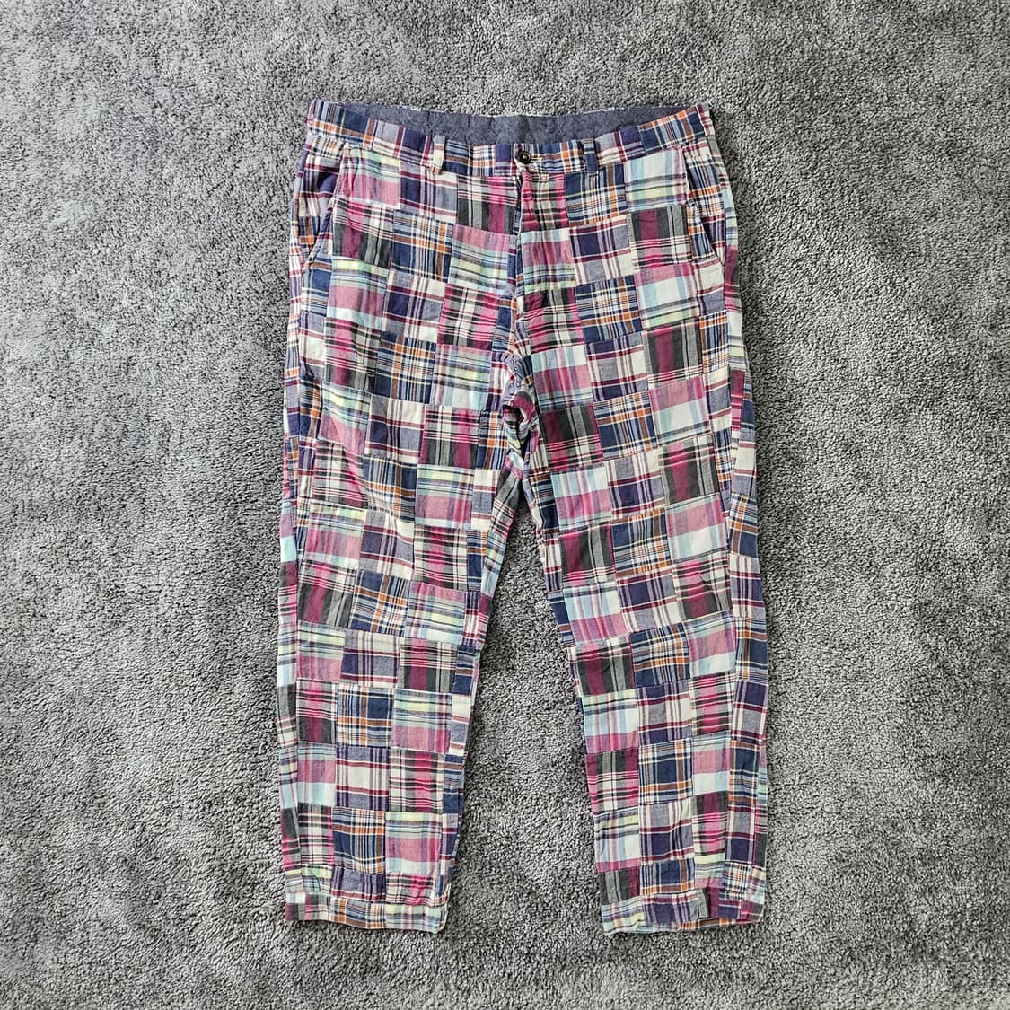 BROOKS BROTHERS 체크 패턴 면바지 상품이미지1