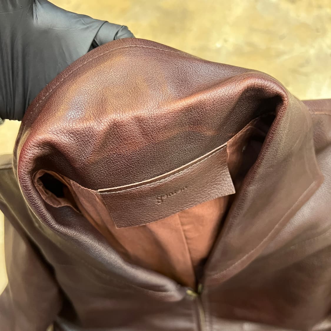 겐텐 레더 자켓 상품이미지5