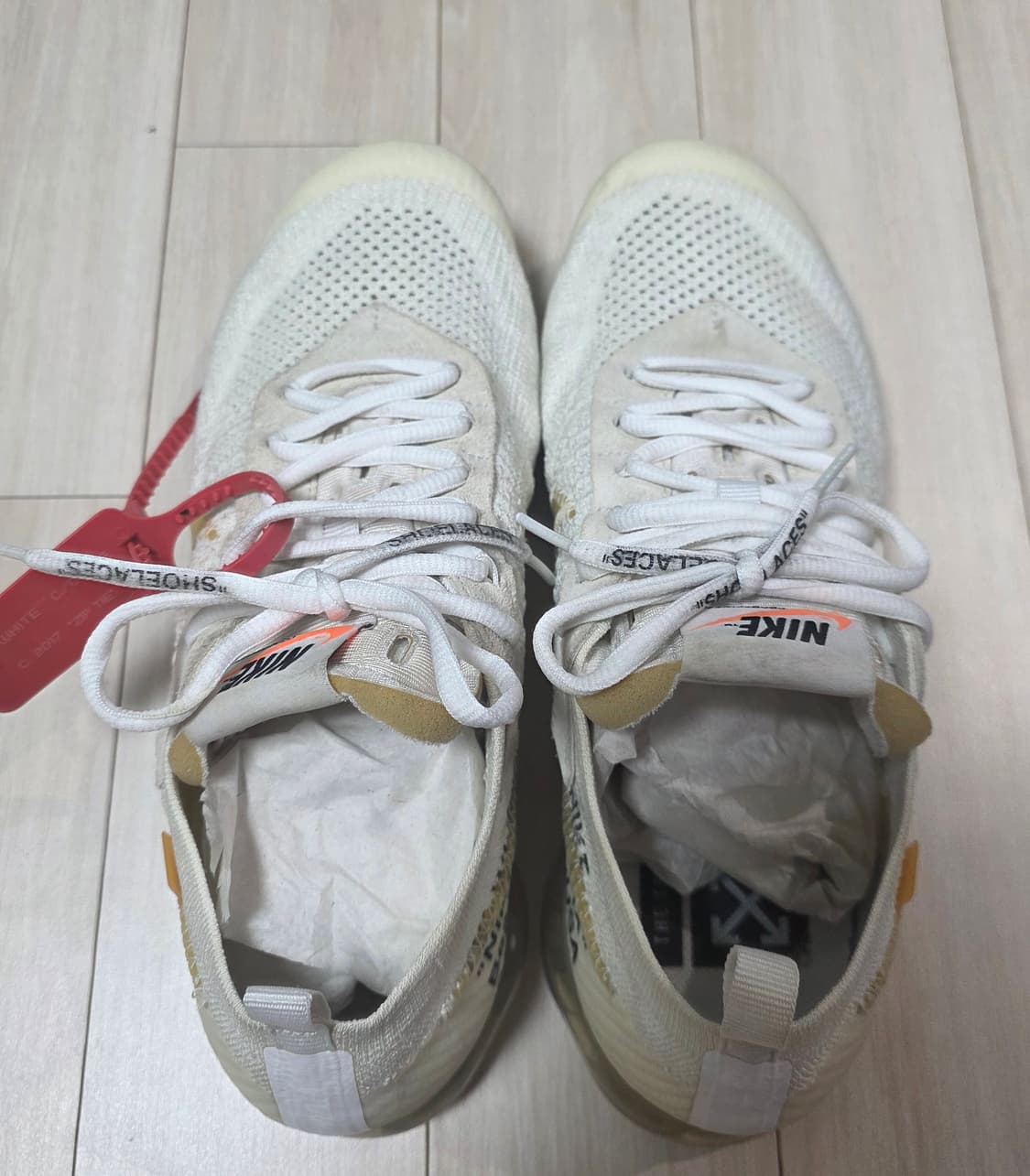 나이키x오프화이트 에어 베이퍼맥스 V2 화이트 [275] 상품이미지4