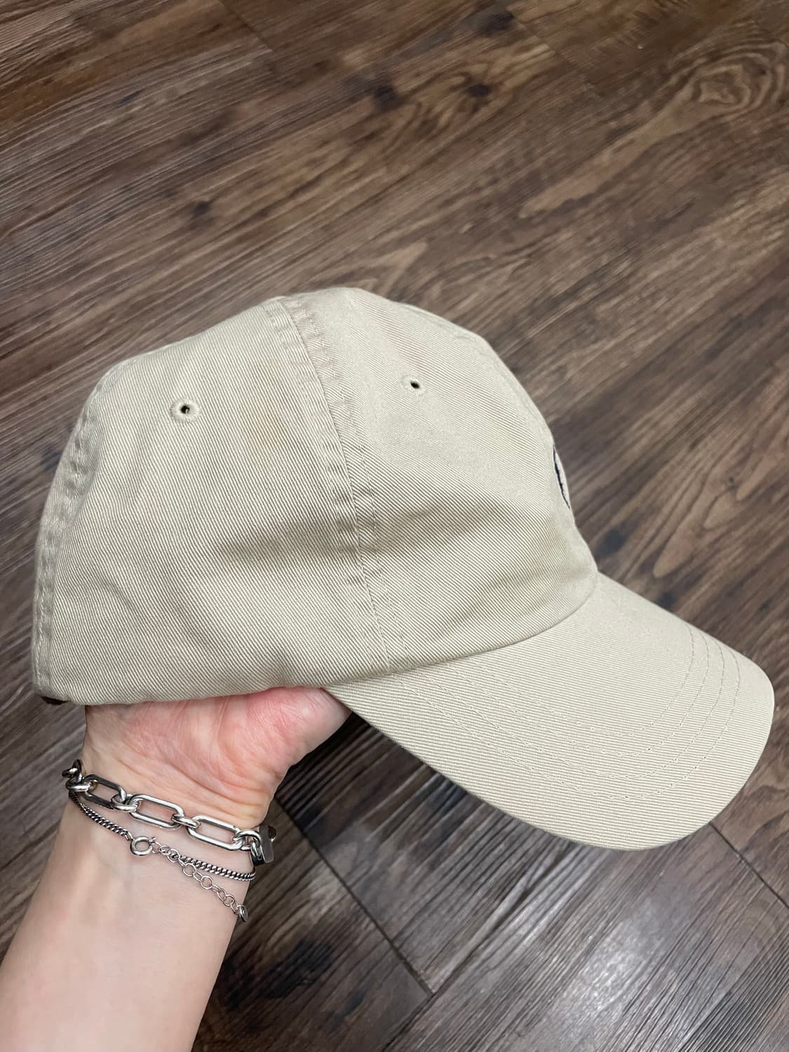 폴로 랄프로렌 베이지 볼캡 캡모자 가죽스트랩 상품이미지3