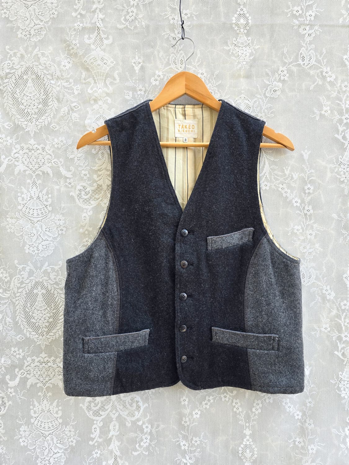 타케오 키쿠치 울 베스트 (made in japan) 상품이미지1