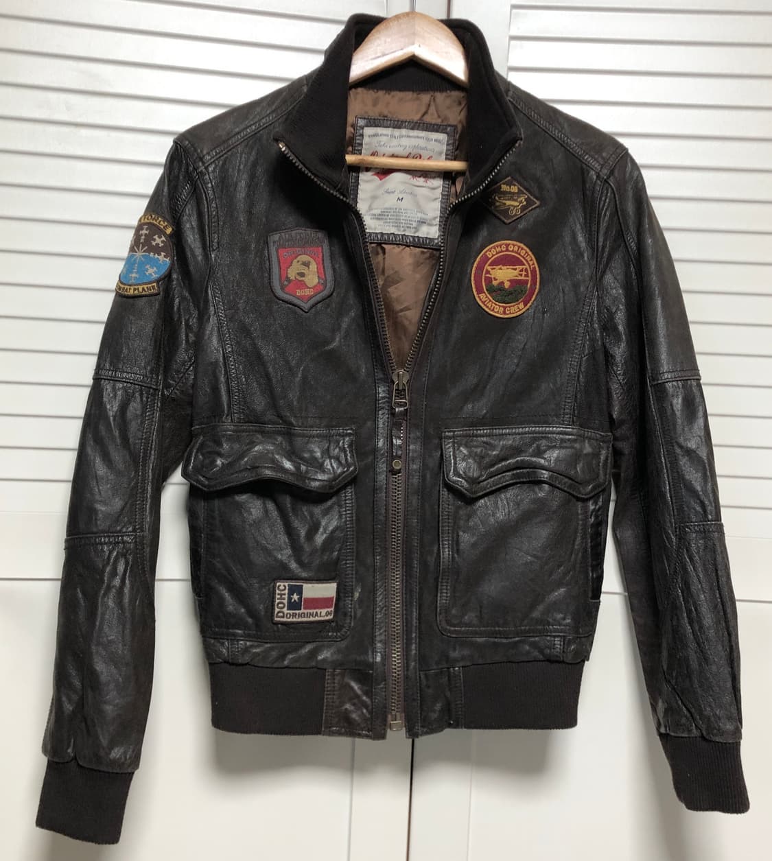 DOHC 오리지날 가죽 자켓 항공점퍼 상품이미지1