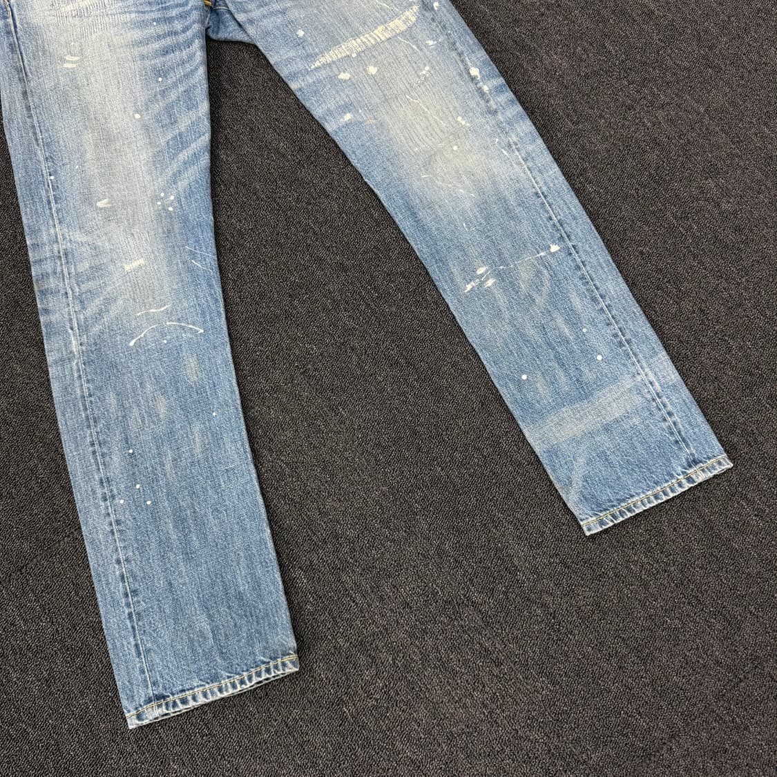 RRL 더블알엘 페인팅 데미지 데님 팬츠  상품이미지3