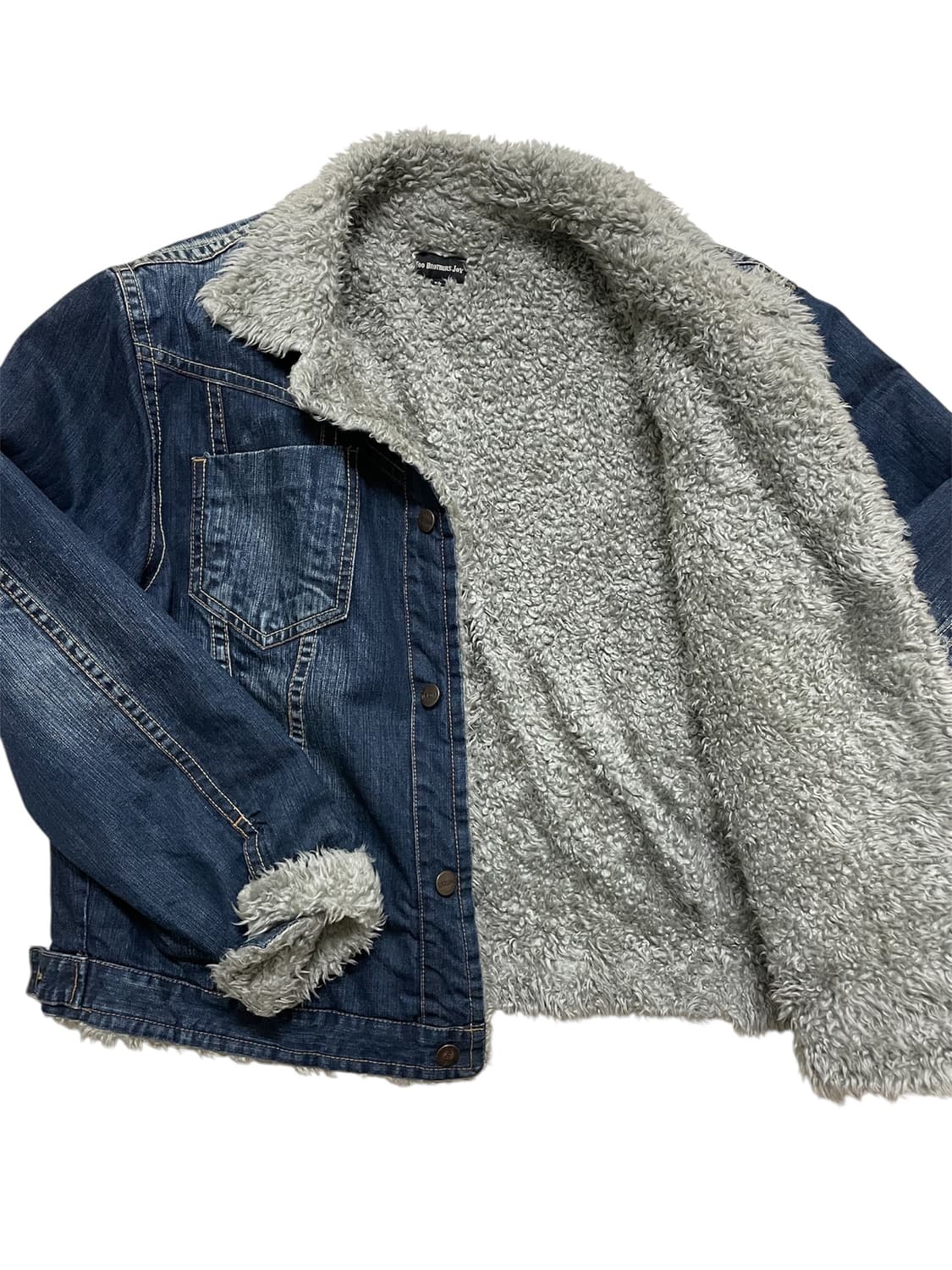 00s 2010 빈티지 워싱데님 쉐르파 청자켓 유니섹스코르티스트루릴리젼 상품이미지8