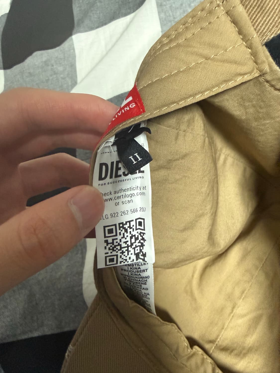 디젤 디스트레스드 볼캡 2사이즈 상품이미지5