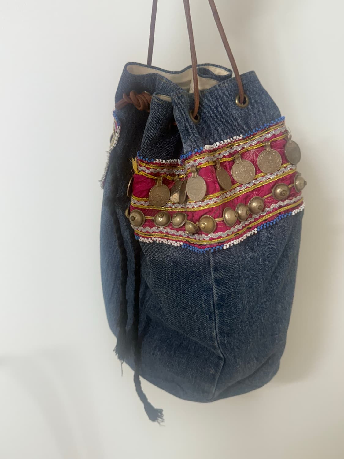 나나서카 77circa 데님 복조리 백 상품이미지2