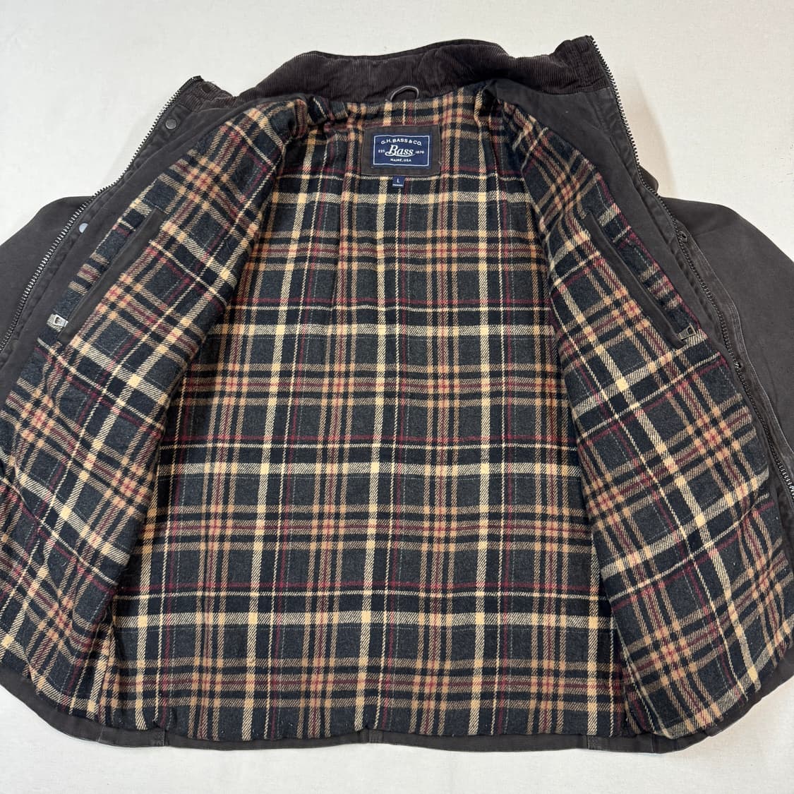 L) GH BASS USA 워크웨어 유틸리티 자켓 워크 자켓 상품이미지4