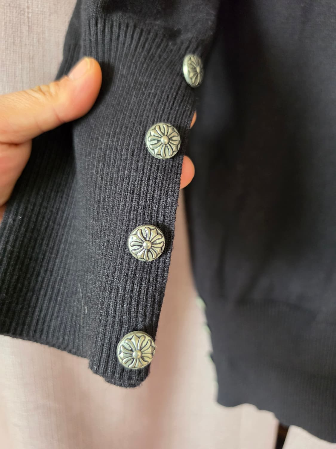 크롬하츠스타일니트롱가디건 95~100 상품이미지2