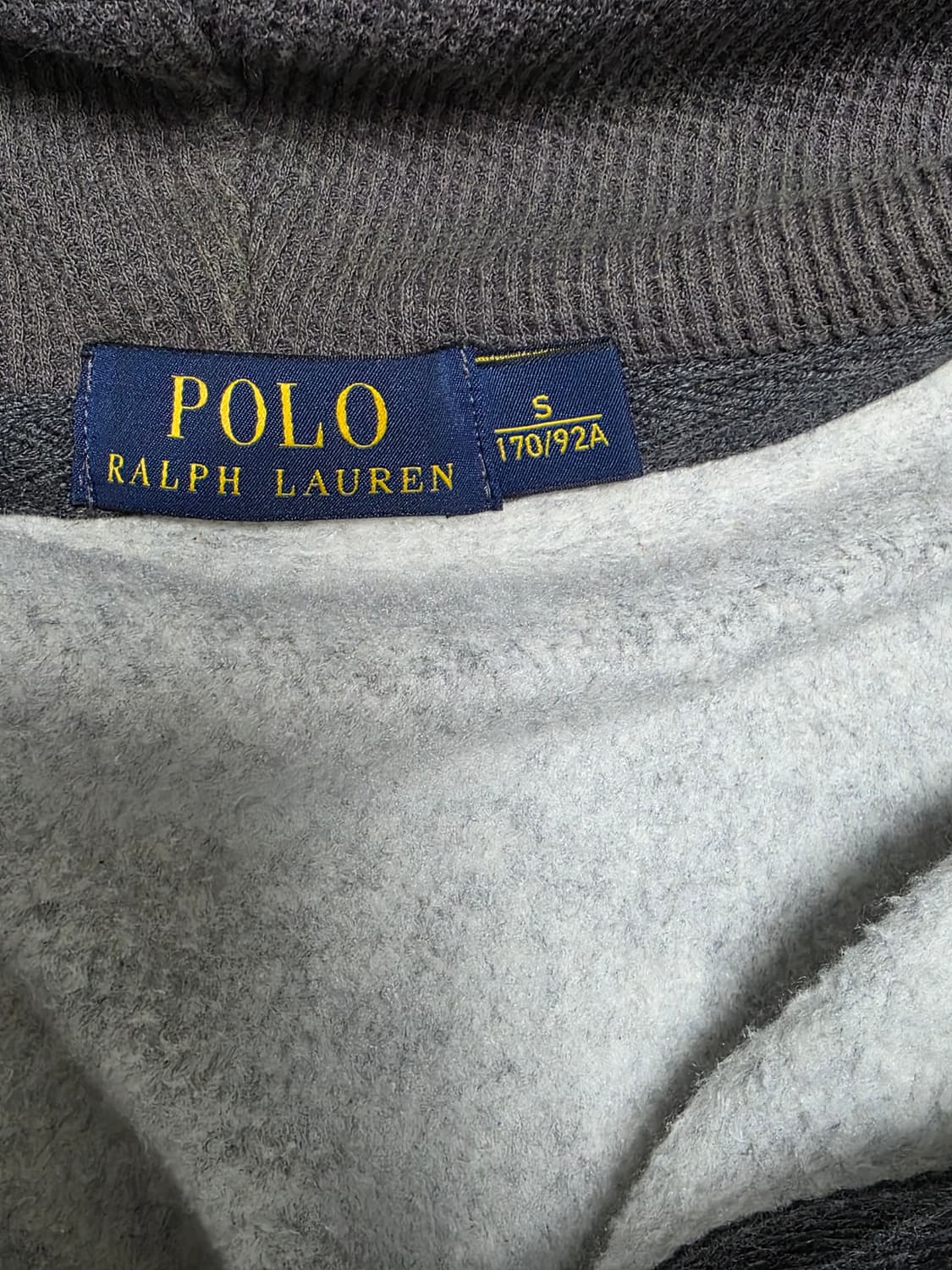 폴로 랄프로렌 그레이 후드집업 S 남성 95 여성66 루즈핏55 상품이미지5