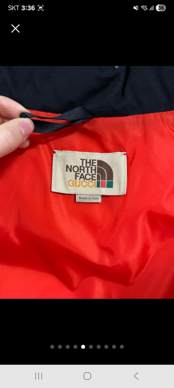 구찌 노스페이스 패딩조끼 우주매물 상품이미지5