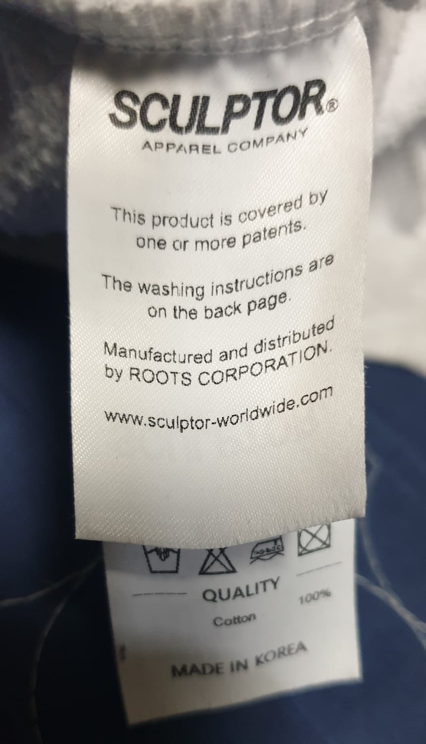 스컬프터 심볼 벨벳로고 세미크롭 오버 후드티 멜란지 (S) 상품이미지8