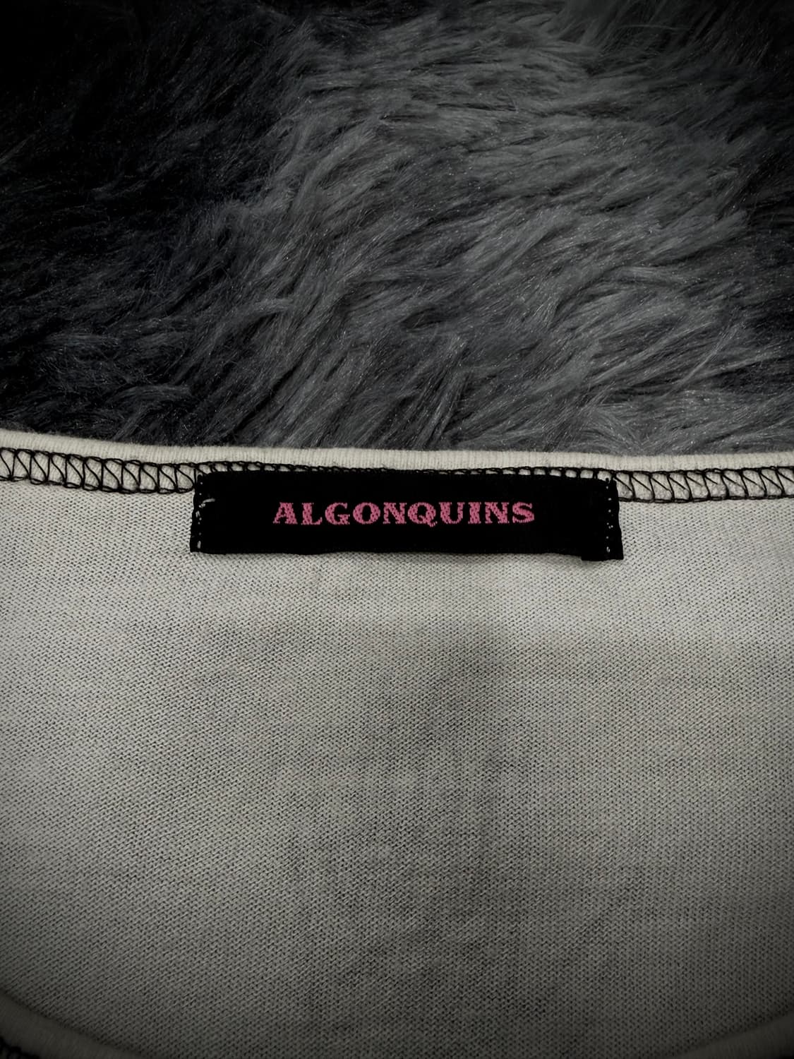 Algonquins 펑크 프린팅 스트라이프 레이어드 그런지 롱슬리브 상품이미지9