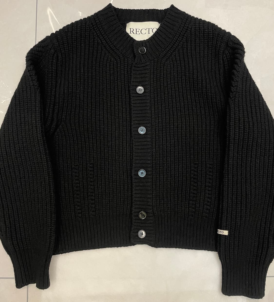 렉토 청키 울 가디건 상품이미지1