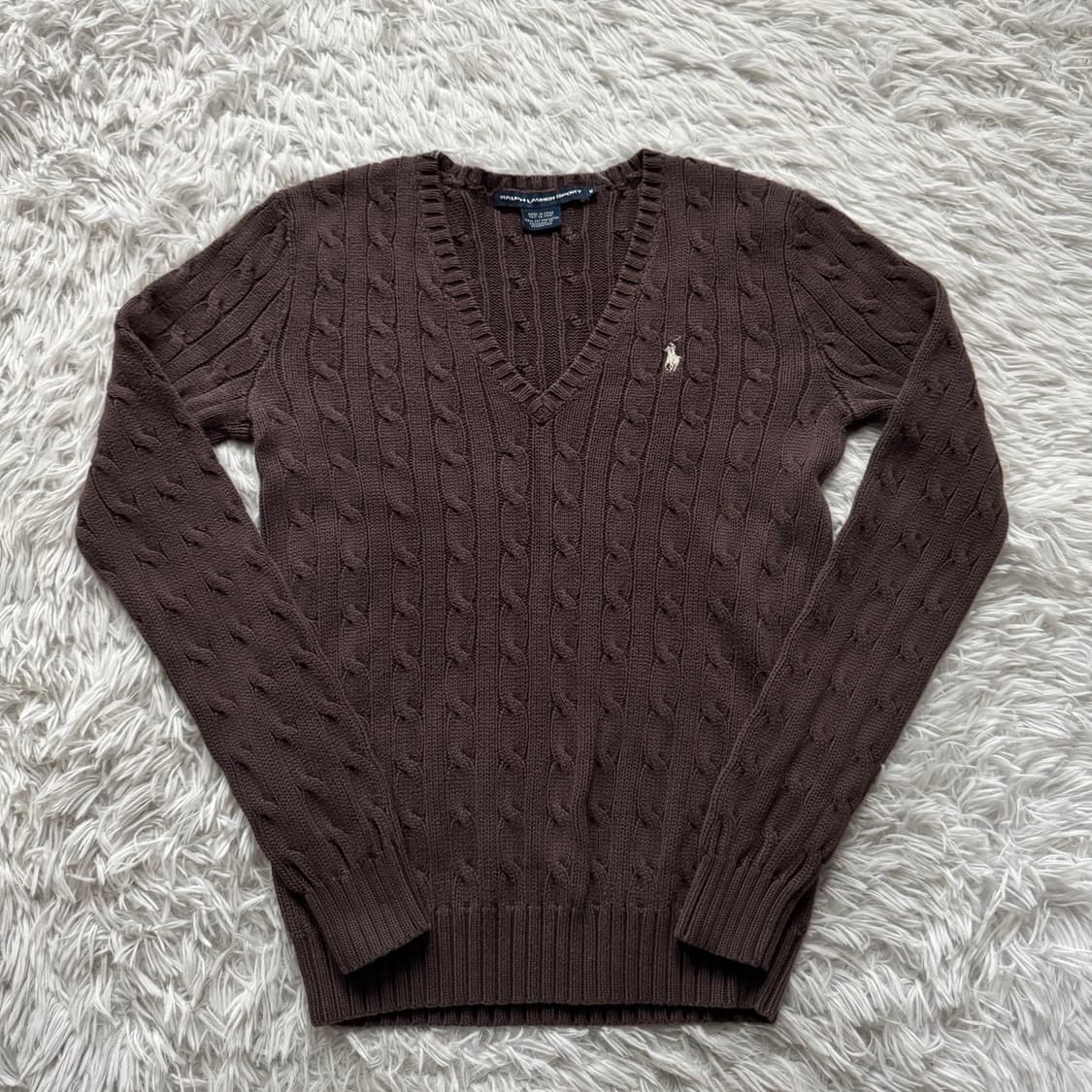 RALPH LAUREN 일본빈티지 니트 폴로 랄프로렌 니트 M 38 상품이미지2