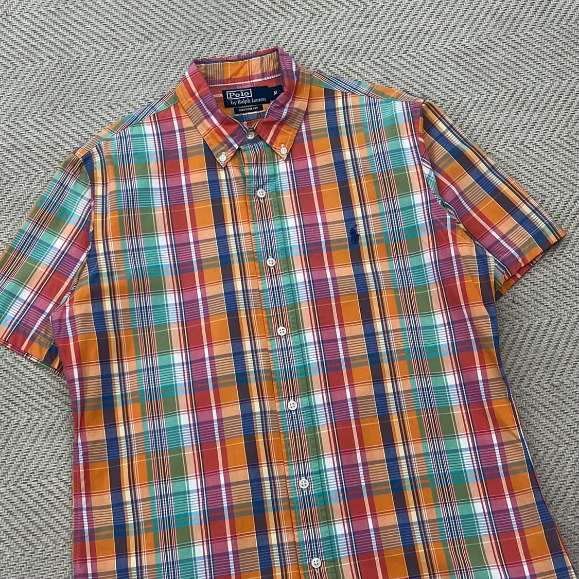 폴로랄프로렌 체크 하프 셔츠 r3454 상품이미지3