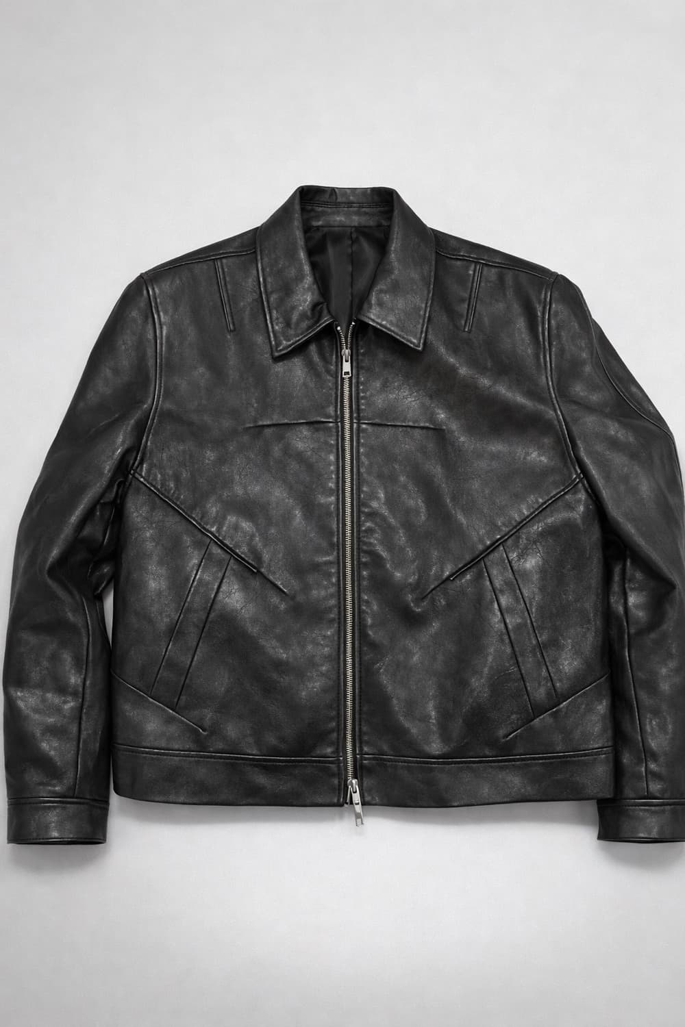 드로우핏 블랙 레더자켓 M 상품이미지1