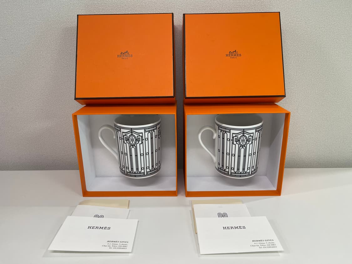 에르메스 H데코 화이트 머그컵 1P HERMES 상품이미지6