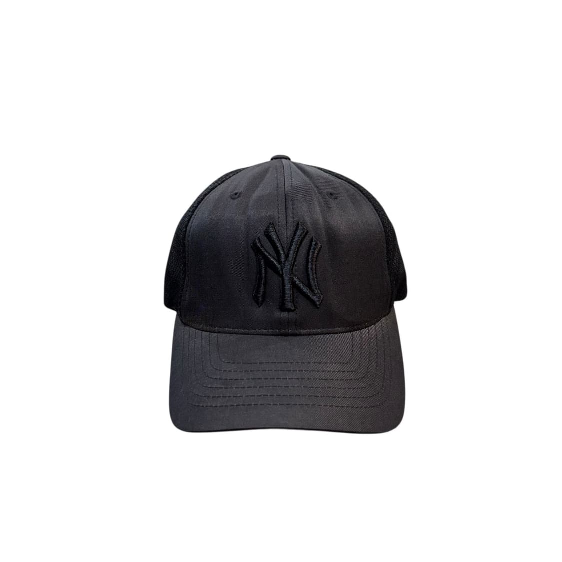 mlb 뉴욕 양키스 올블랙 메쉬 트러커 캡 상품이미지1