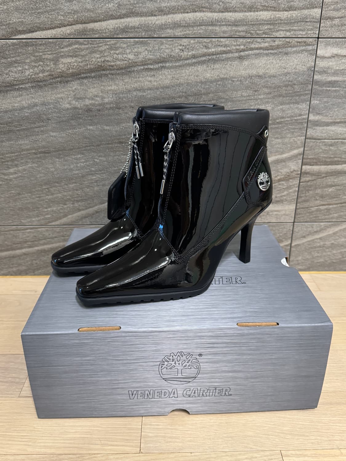 Timberland x Veneda carter 미드 집업 부츠 힐 상품이미지6