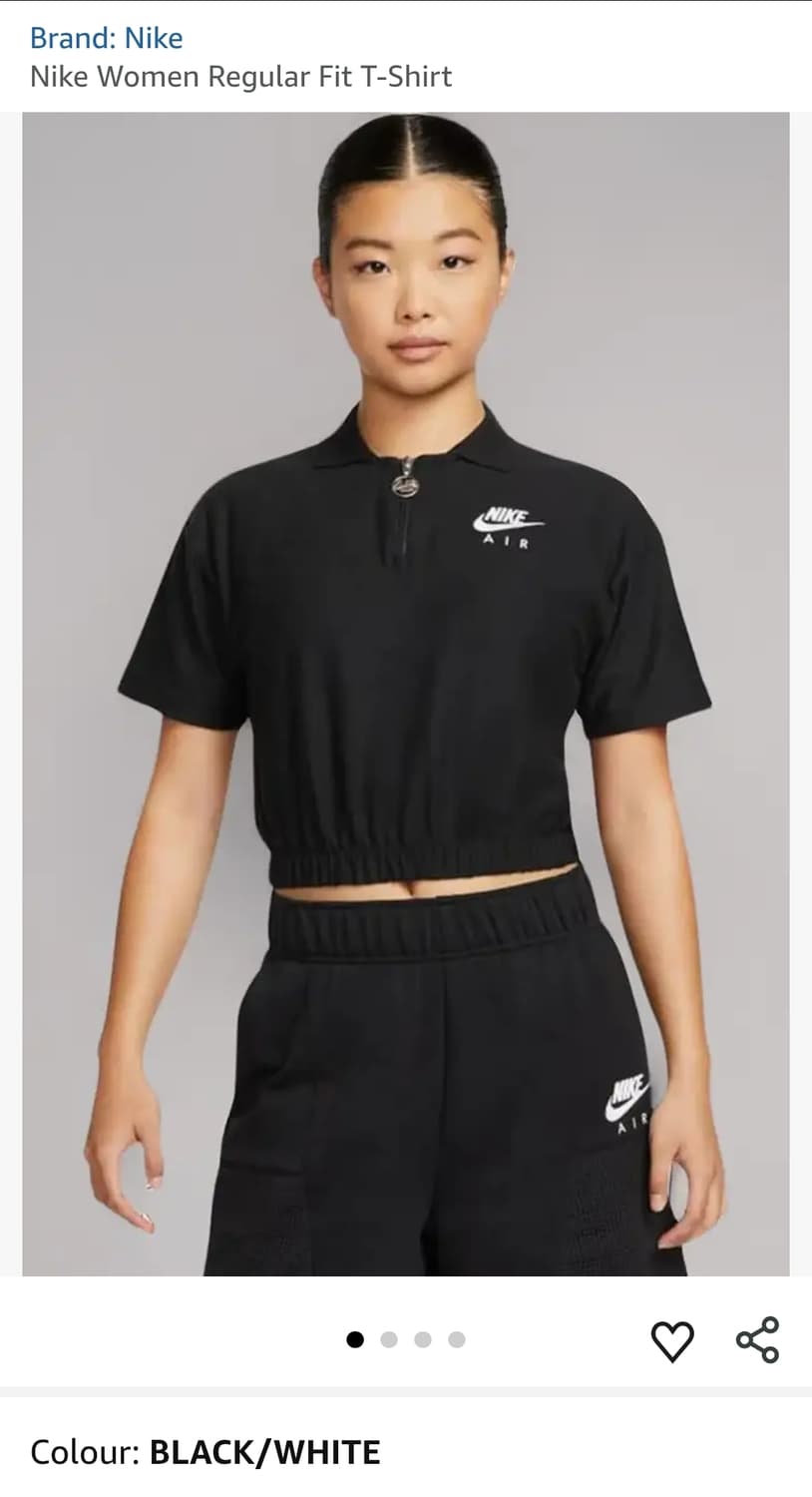 나이키 크롭반팔 M 여성66 가슴50 기장49

 상품이미지2