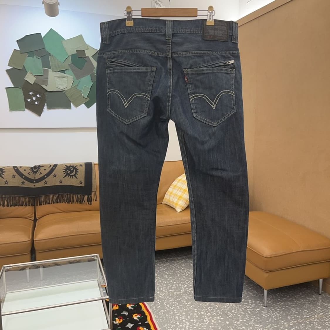 리바이스 514 유니크 더블 포켓 데님팬츠 32인치 C06873 상품이미지4