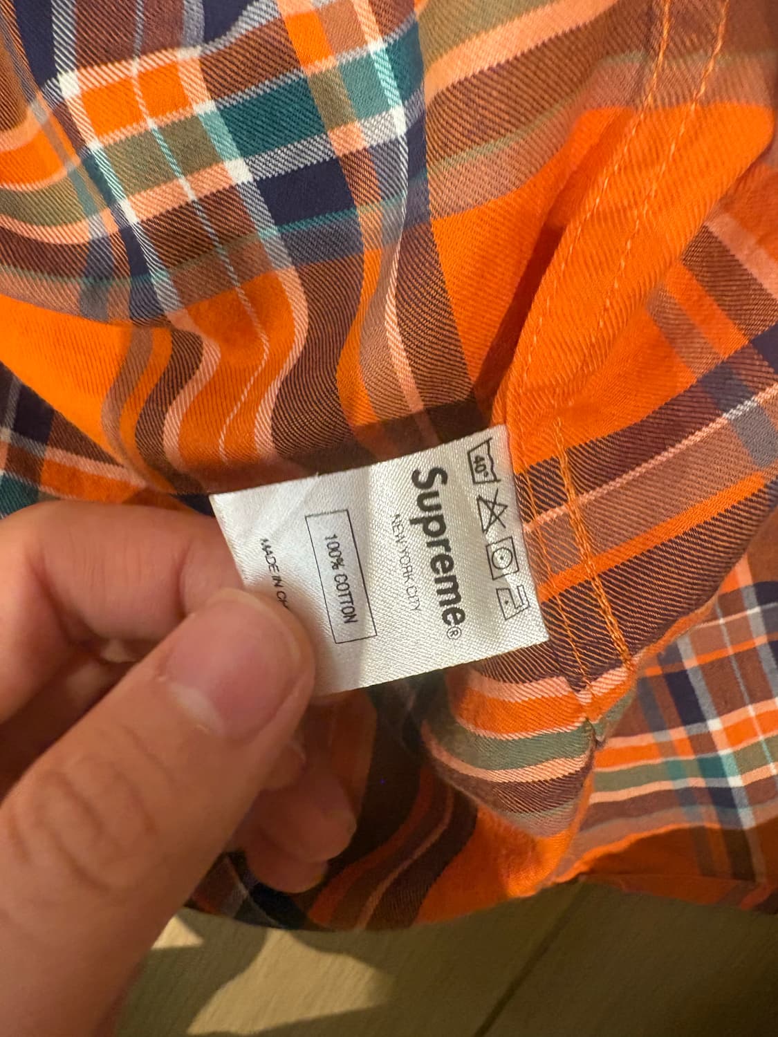 슈프림 체크셔츠 상품이미지4