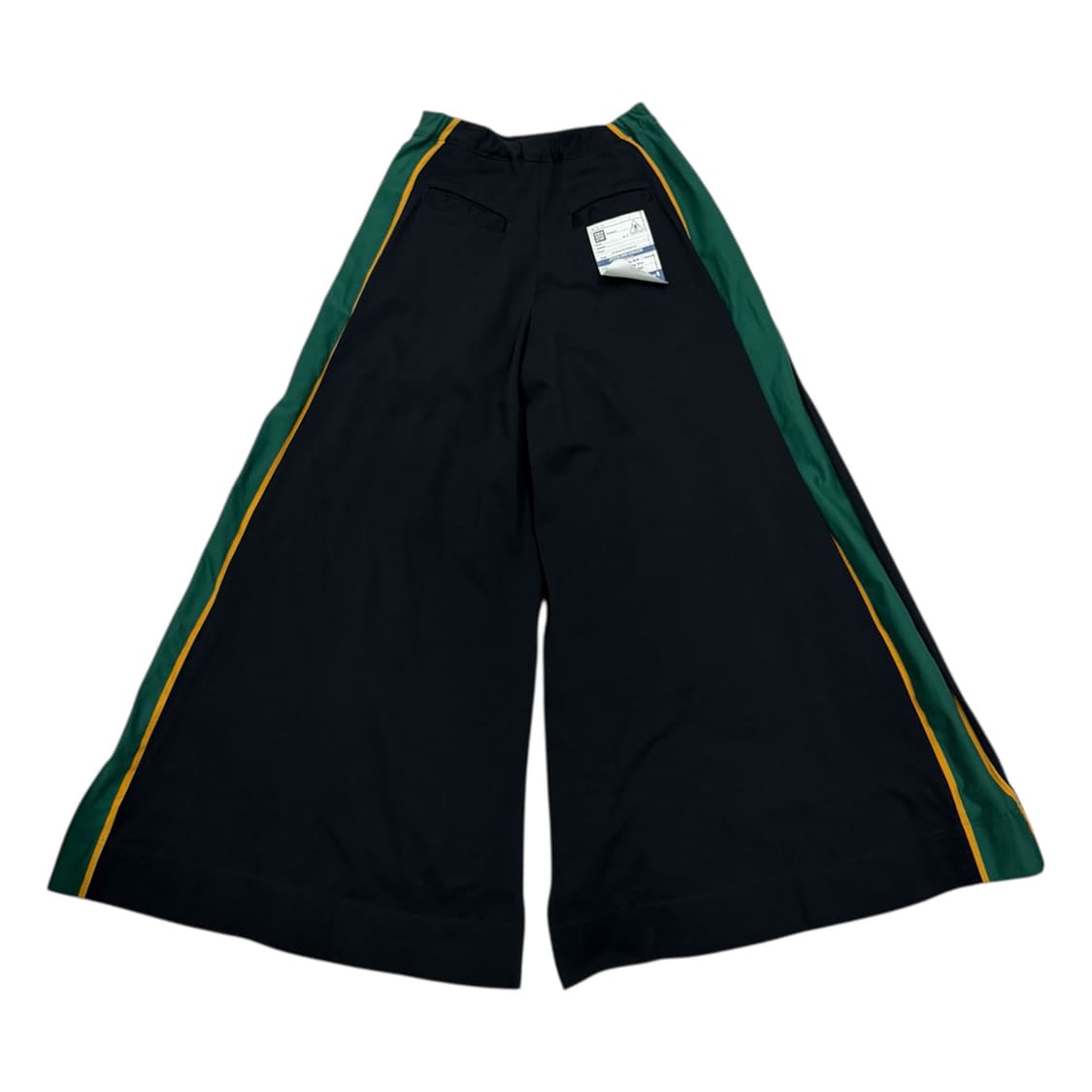 메종 미하라야스히로 사이드라인 트윔 오버사이즈 팬츠 바지 블랙 36 상품이미지3