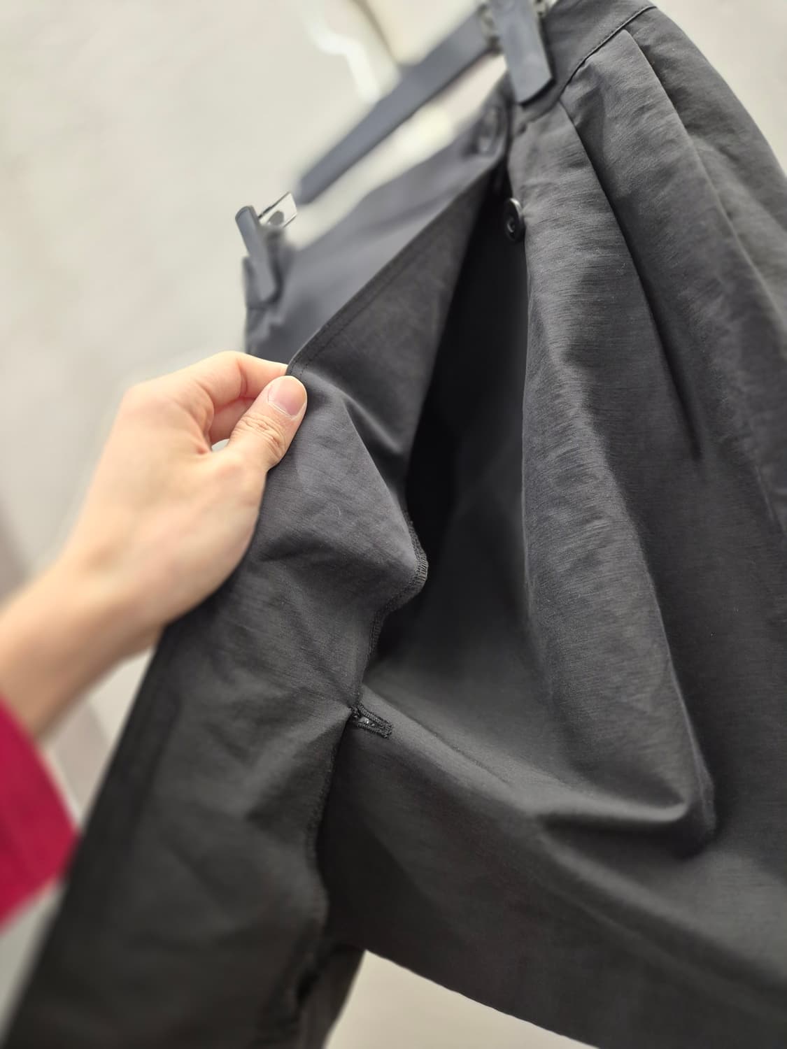 Ouro 블랙 랩 스커트 M 상품이미지5