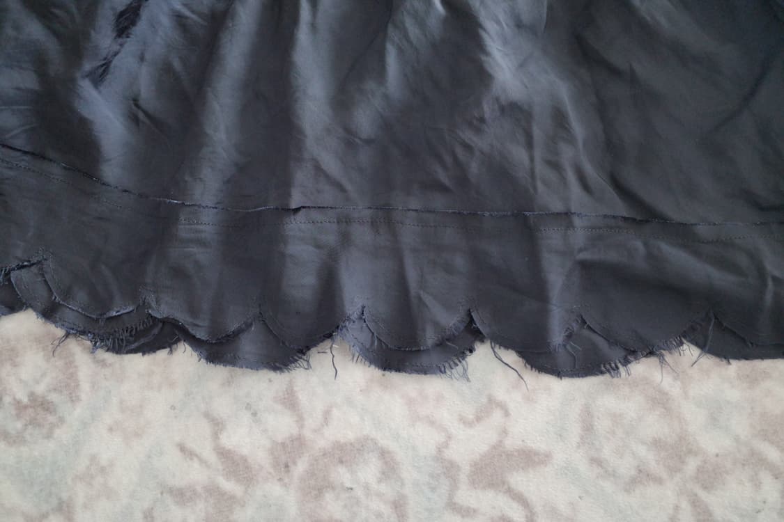 Comme des garcons unbal skirt 상품이미지4
