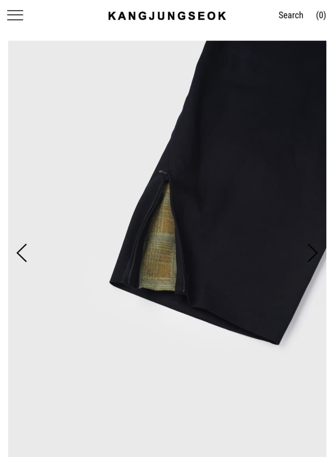 (3) 강정석 CONCEALED TROUSERS NAVY 상품이미지2