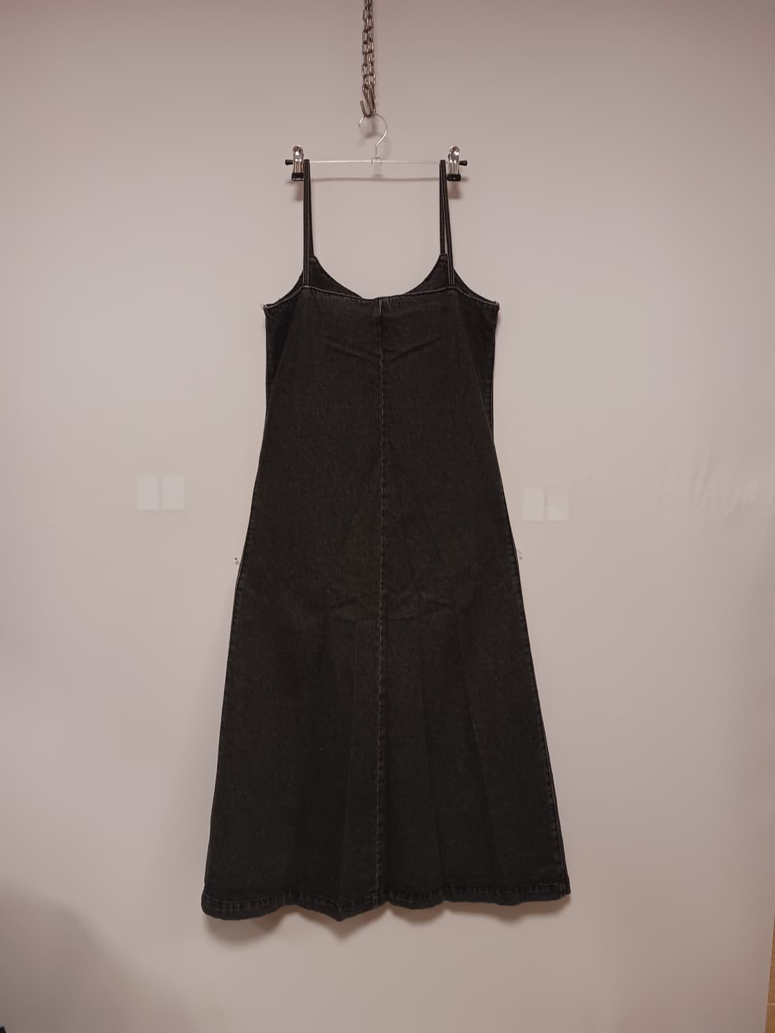 데님 끈나시 원피스 상품이미지3