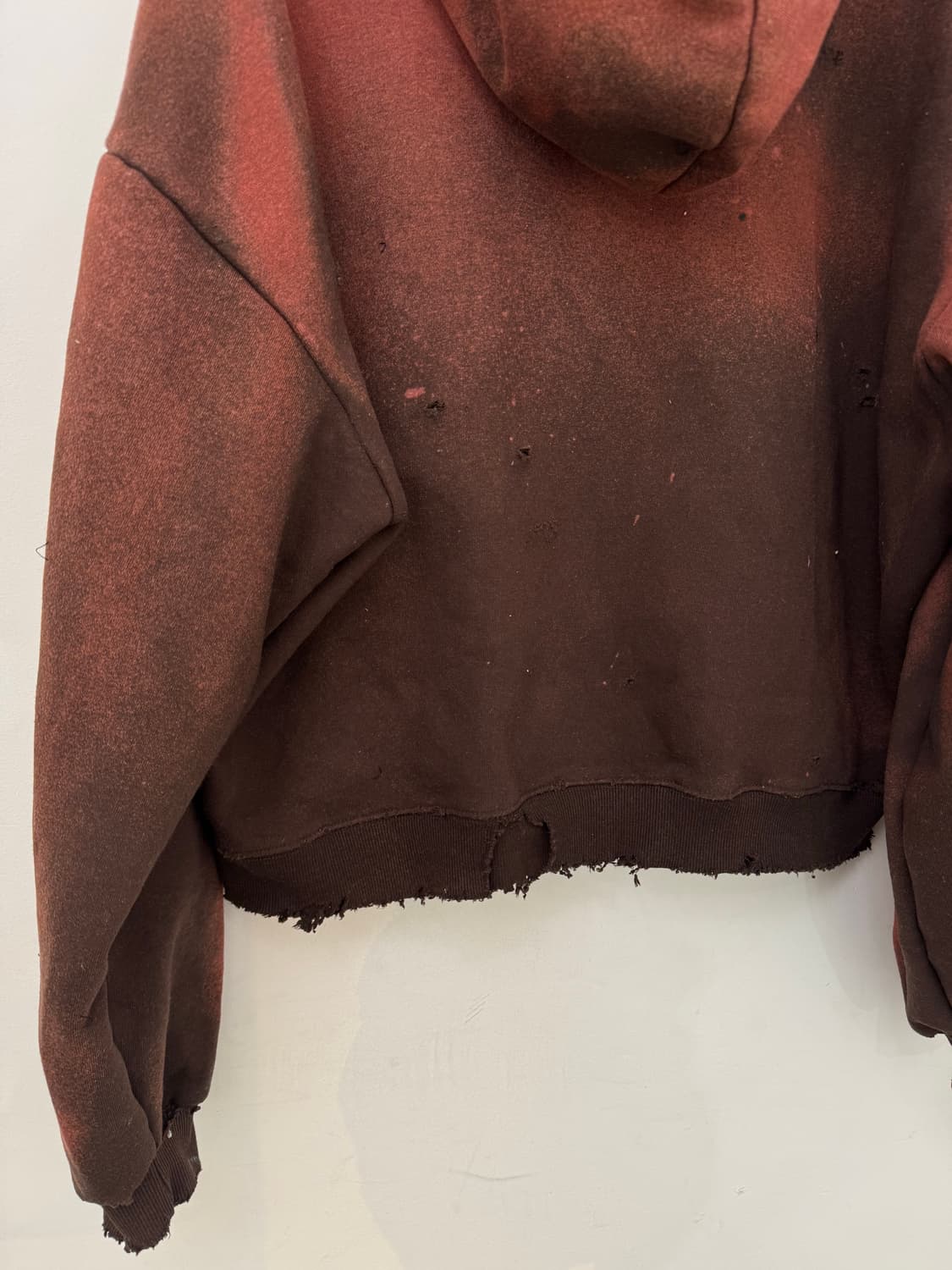 빈티지 크롭 후드집업(기모) 상품이미지7