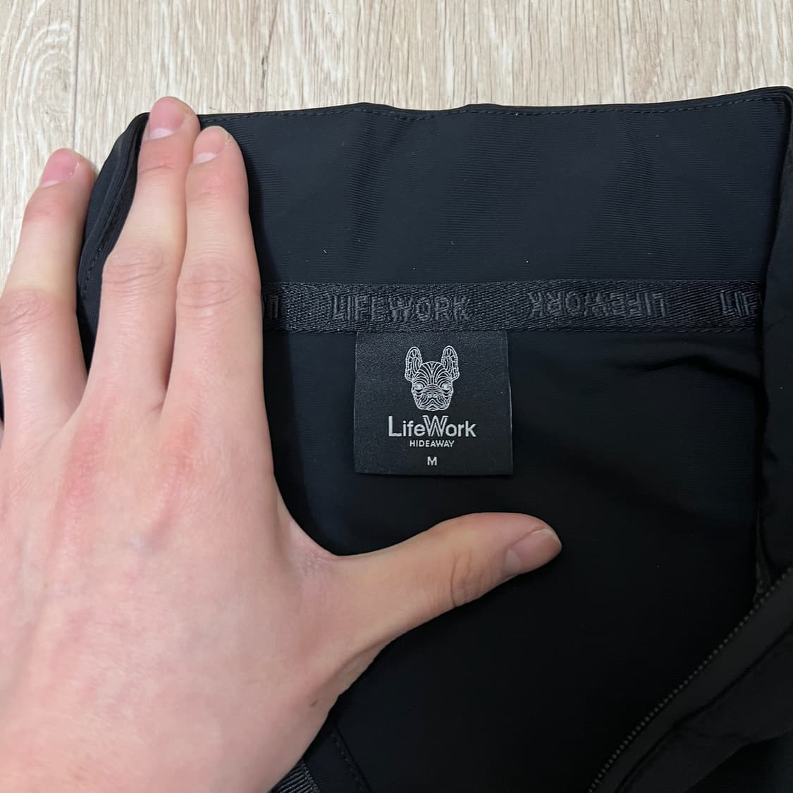 라이프워크 로고 와펜 풀오버 반팔 져지 M/95  상품이미지6