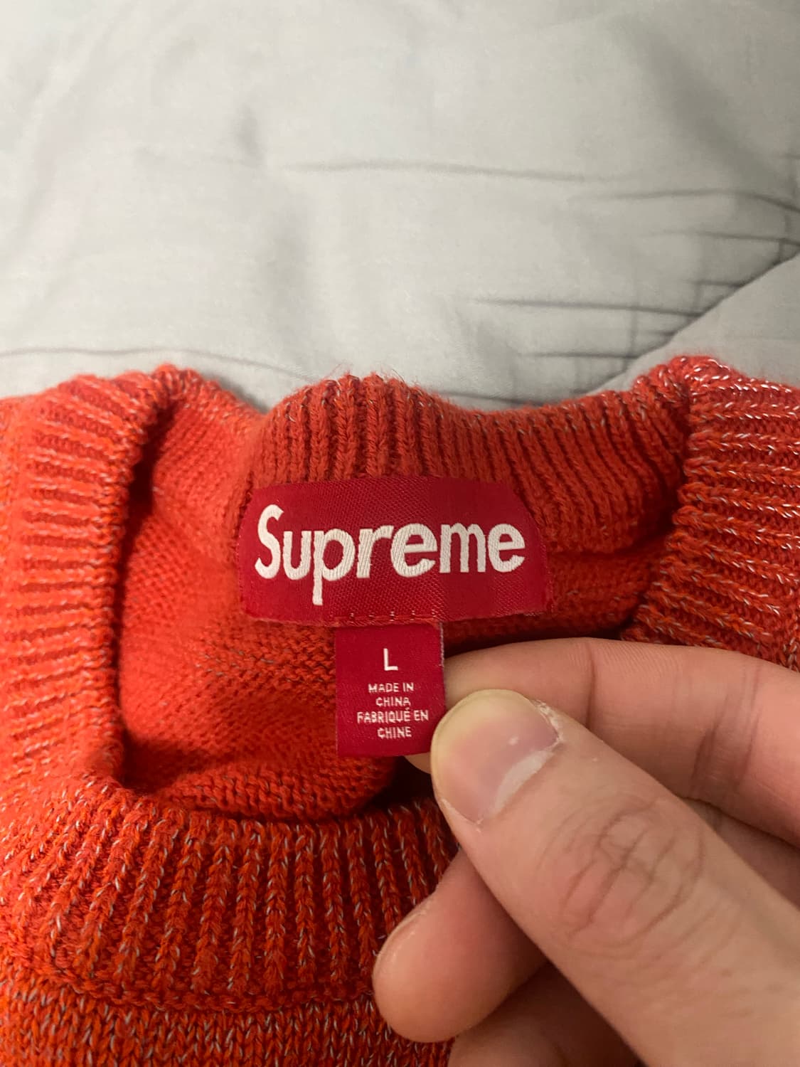 슈프림 리플렉티브 스웨터 L  상품이미지2