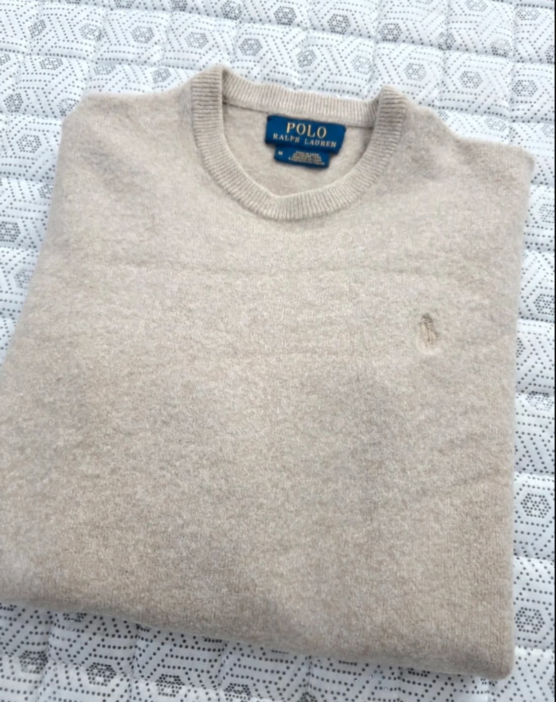 폴로 랄프로렌 베이지 니트 ~55반 상품이미지3