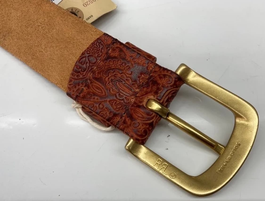 RRL 핸드카빙 벨트 상품이미지2