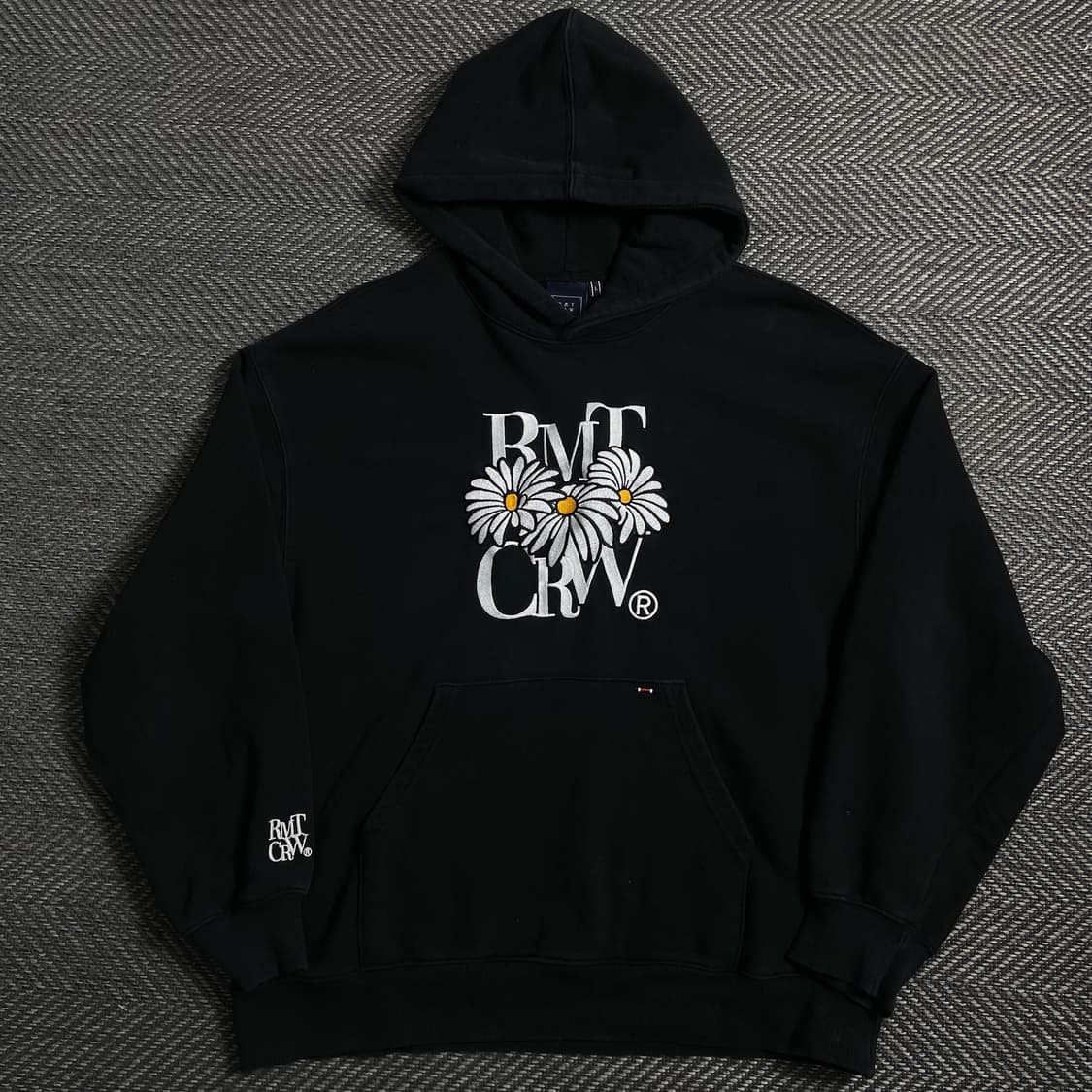 로맨틱크라운 옥스아이 데이지 박시핏 후드 티셔츠 y 4188 상품이미지2