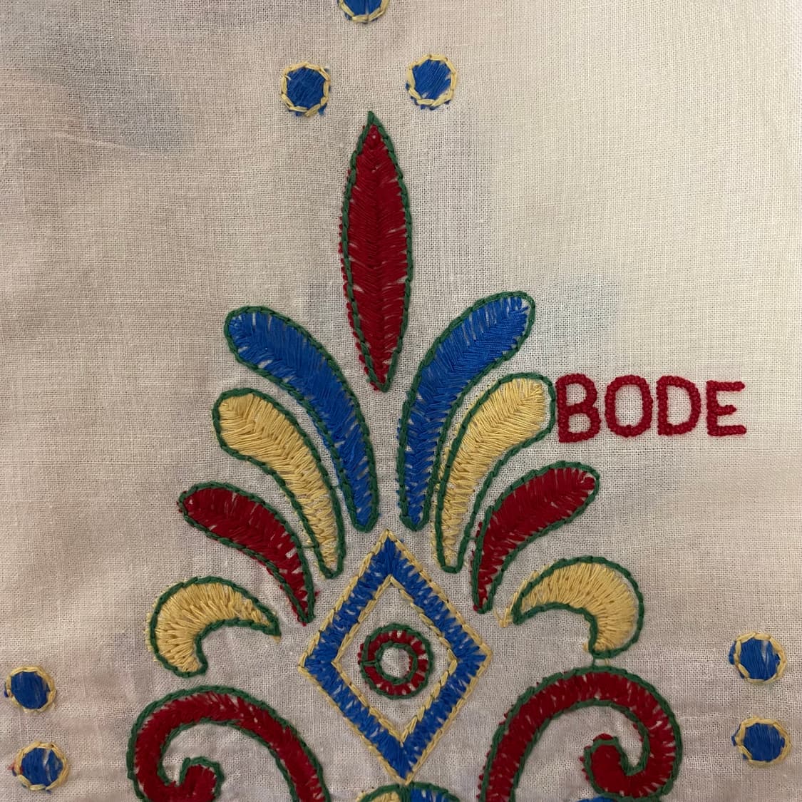 [S/M] 보디 Bode 엠브로이더드 카니발 숏 슬리브 반팔 셔츠 상품이미지3