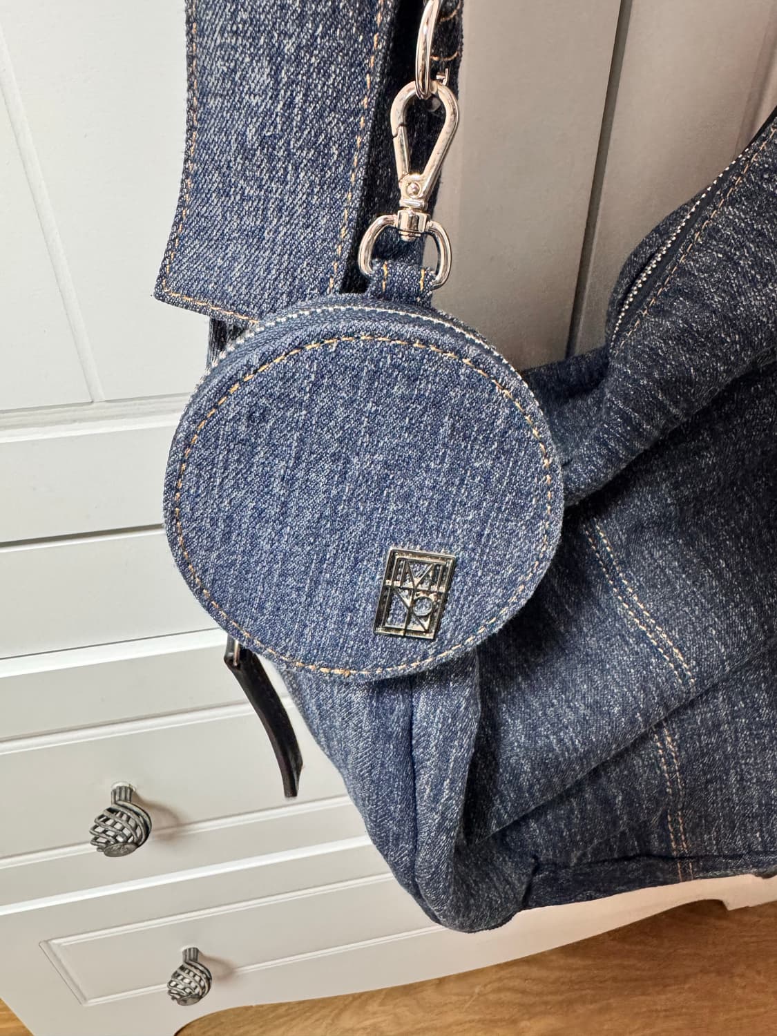 밈더워드로브 몬타 데님 메신저백 상품이미지3