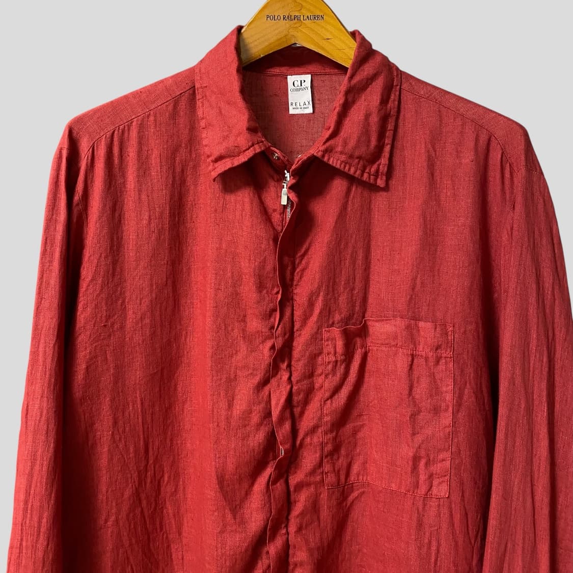 (4)90~00s CP COMPANY RELAX 린넨 집업 셔츠자켓 상품이미지2
