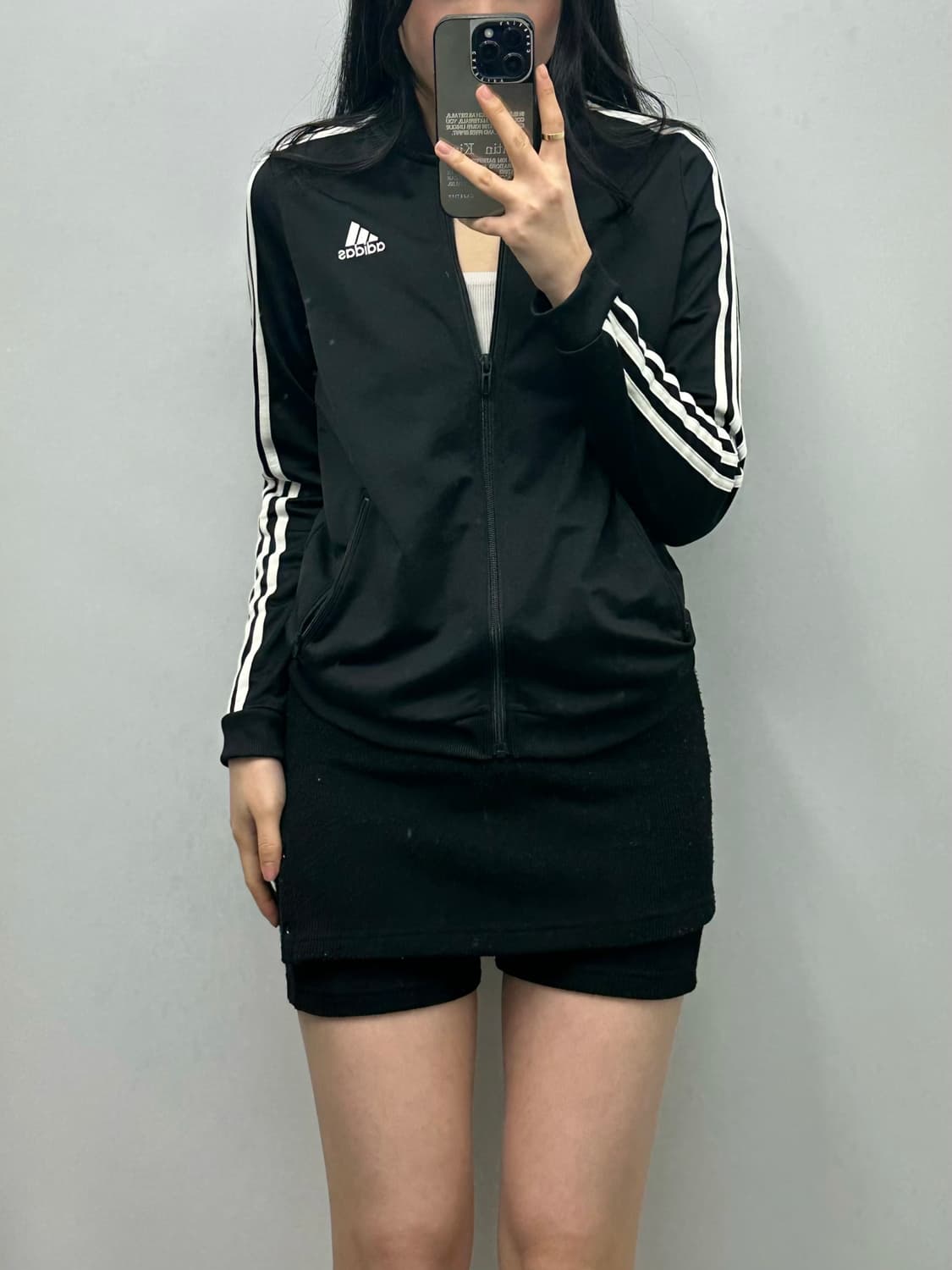 아디다스 사이드라인 블랙 트랙탑 져지 상품이미지1