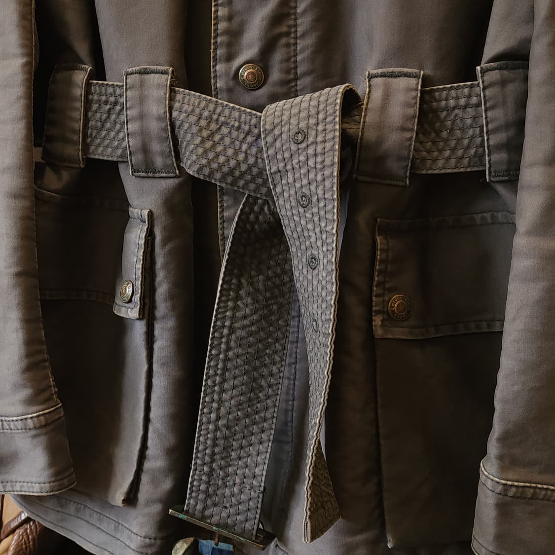 켈빈클라인 벨트 바이커 자켓 바이크 라이더자켓 오토바이자켓 / Xl 상품이미지4