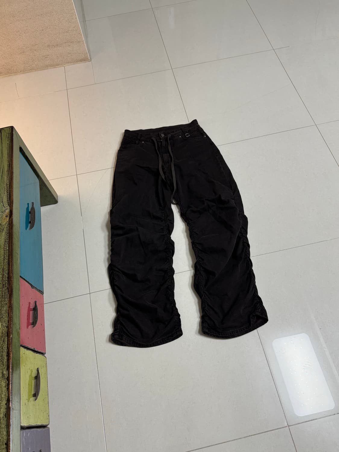 우영미 셔링 팬츠 상품이미지1