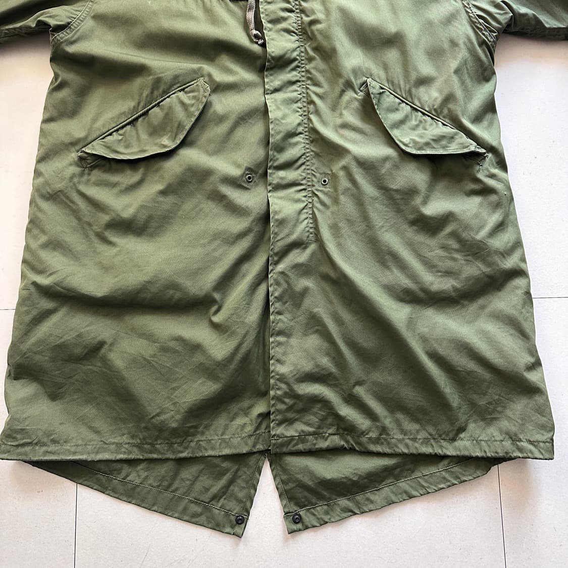 80s 미군 오리지널 M65 피쉬테일 파카 풀셋(내피,후드) M 상품이미지6