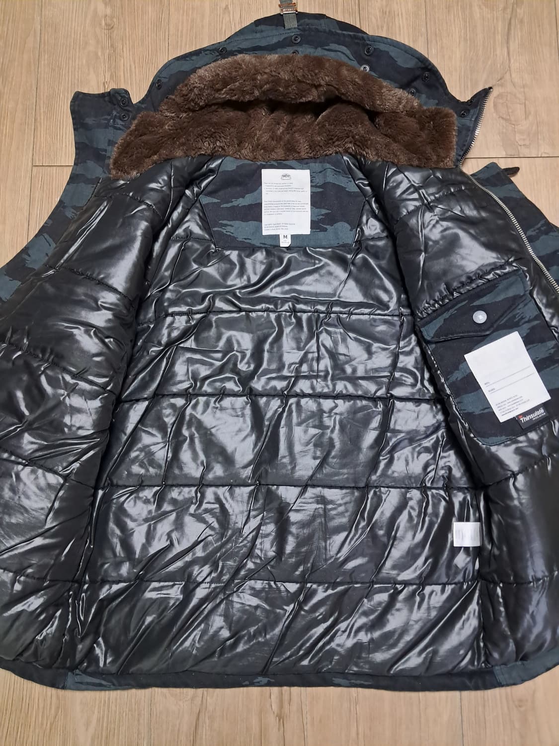 누드본즈 야상패딩 남성M 상품이미지6