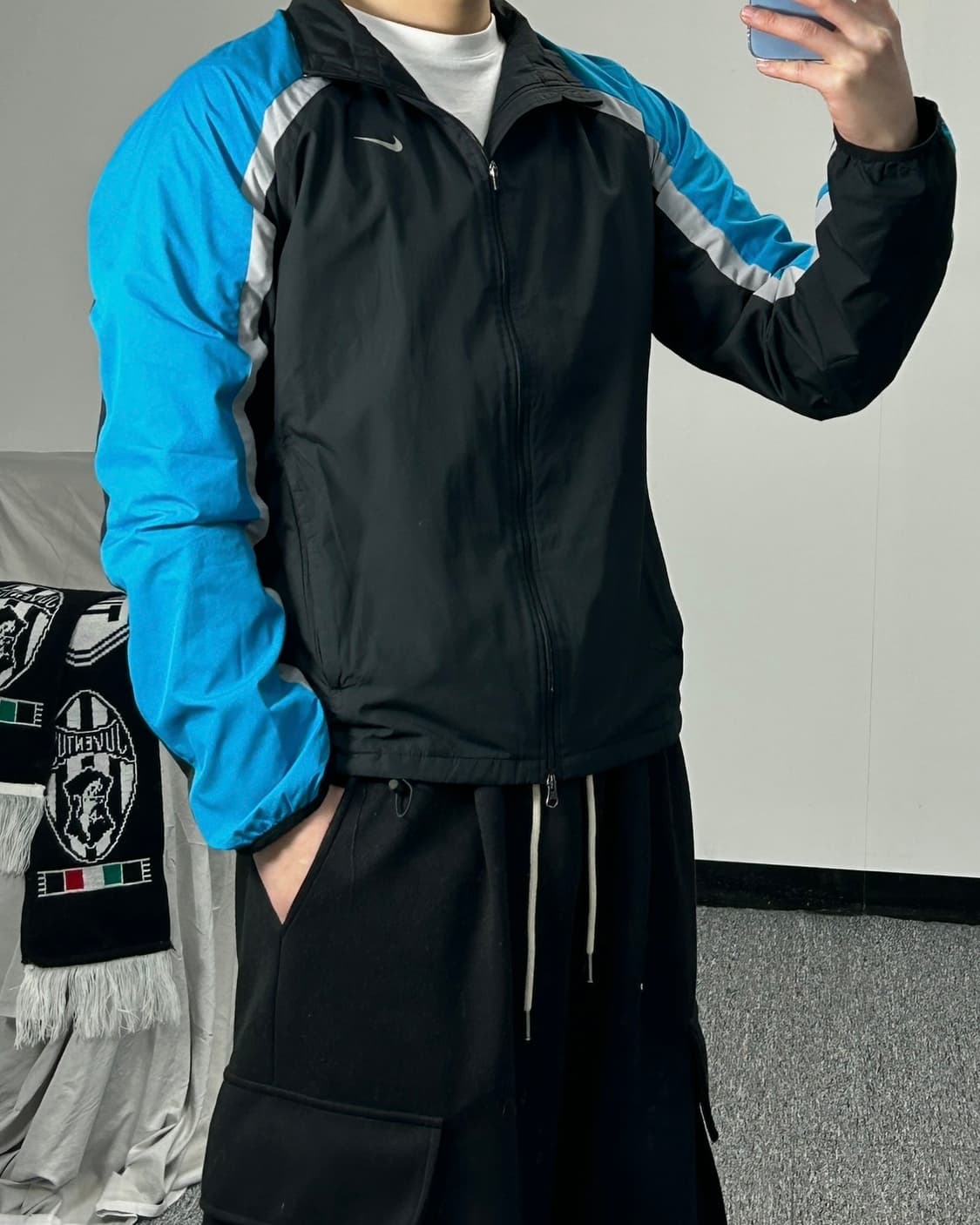 나이키 스카이블루 바람막이 자켓 상품이미지2