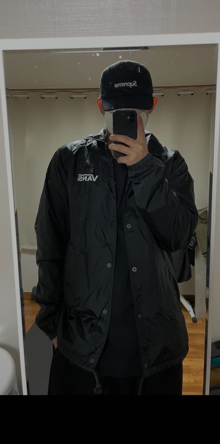 반스 코치 자켓 블랙 L 상품이미지7